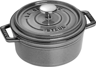Staub Cast Iron Round Dutch Oven, Made in France