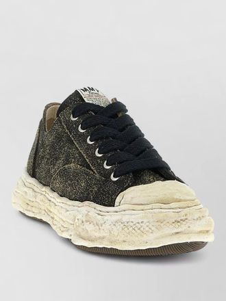 Miharayasuhiro leather low-top sneakers