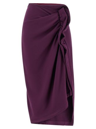 Dries Van Noten Purple Hanam Skirt