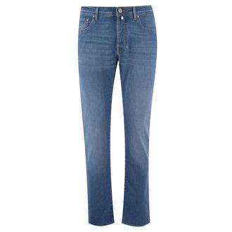 Jacob Cohen Slim-fit Jeans, male, Blue, Size: W36 Jum Jeans