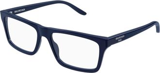Balenciaga Glasses, male, Blue, Size: 57 MM Eyeglasses
