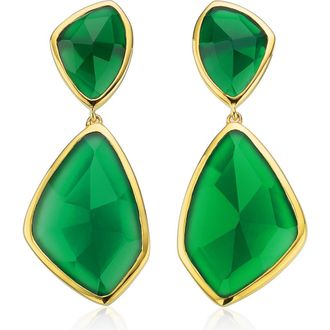 Monica Vinader Siren Cocktail Drop Earrings in 18Ct Gold On Sterling Silver at Nordstrom