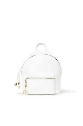 Melluso Zaino donna in pelle bianco bor5356