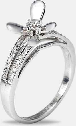 Mauboussin Moi Aimer Toi Diamonds 18K White Gold Ring