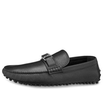 Louis Vuitton LV Hockenheim Moccasin Shoes Black 1A5UTG