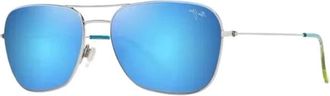 Maui Jim Naauao B675-17B - Heren - Zonnebrillen - Grijs - 58 MM - Accessoires