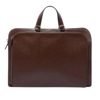 Prada Pre-owned Vintage Aktetas - Heren - Vintage Handtas - Bruin - ONE Size - Leer - Vintage