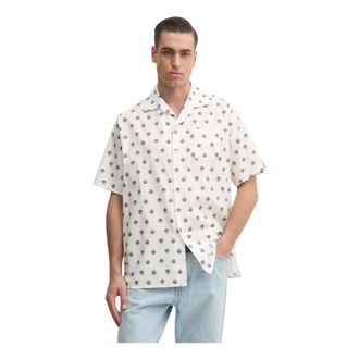 Bally Camisa de Manga Corta Estampada - Shirts - Hombre - Blanco - XS