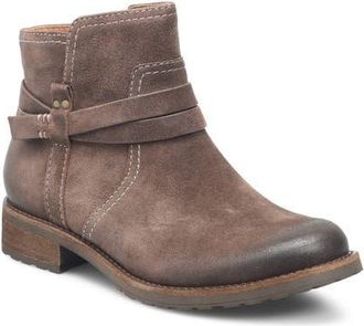 Söfft Bridgett Water Resistant Bootie in Dark Brown at Nordstrom, Size 6.5