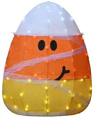 National Tree Company 28In Pre-Lit Candy Corn Mummy