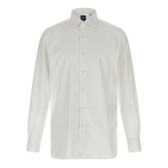 Finamore Heren, Overhemden, Wit, Maat: 3XL Katoen