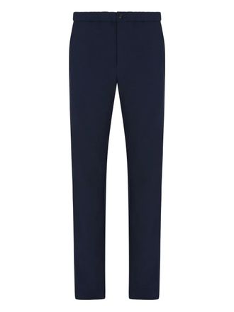 Emporio Armani Broek met elastische taille - Blauw