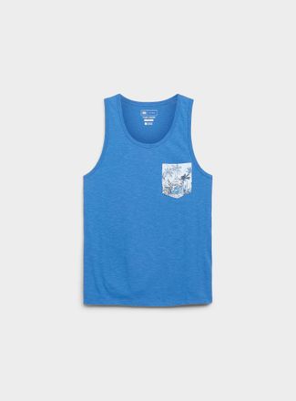 Le 31 Mens Vacation pocket Tank Top Standard fit