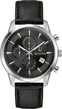 Bulova Mens Sutton Black Dial Watch