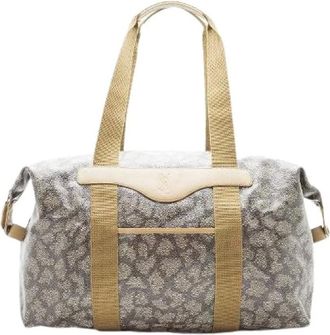 Saint Laurent Pre-owned Weekend Bags, female, Gray, Size: ONE SIZE Pre-owned Weekend Bag