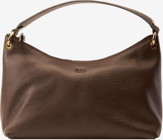 Tusk Ascot Indu Top Zip Hobo Bag in Espresso at Nordstrom