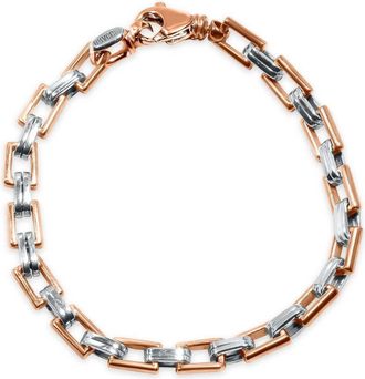 Pompeii3 Mens Link 14k Gold (35gram) or Platinum (57gram) 6.5mm Bracelet 8.5