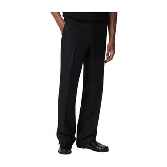 Lardini Wide Trousers, male, Black, Size: XL Pantalone Fondo 23