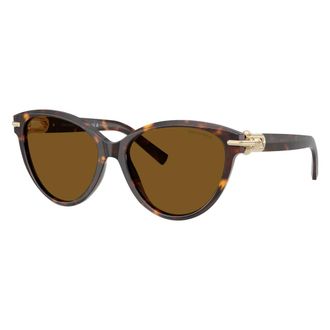 Tiffany & Co. Zonnebrillen - unisex - Zonnebrillen - Bruin - 56 MM - Accessoires