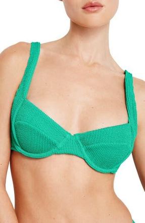 Good American Always Fit Underwire Bikini Top in Jade Green001 at Nordstrom Rack, Size X-Large