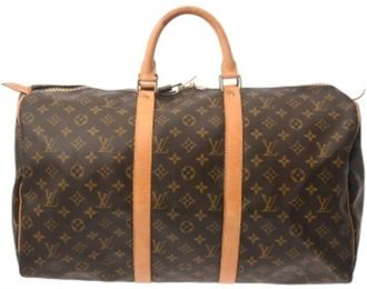Louis Vuitton Brown Monogram Boston Bag (Pre-Owned)