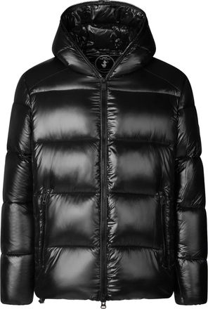 Save The Duck Quilted Hooded Puffer Jacket with Glossy Finish