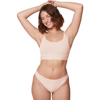 Harper Wilde Bliss Racerback Bralette in Rose at Nordstrom, Size Xx-Large