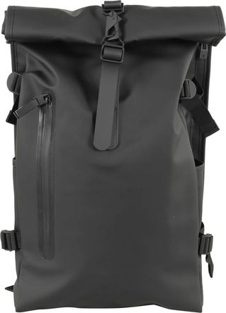 Rains Backpacks, male, Black, Size: ONE SIZE Large Rolltop Backpack