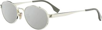Fendi Sky Zonnebrillen - unisex - Zonnebrillen - Geel - 55 MM - Accessoires