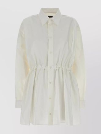 Balenciaga cotton shirt mini dress