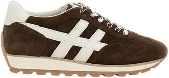 Hogan H701 Sneaker - Heren - Sneakers - Bruin - 41 EU - Leer - Schoenen