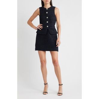 LIKELY Tabby Tweed Minidress in Navy at Nordstrom Rack, Size 10
