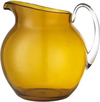 Mario Luca Giusti Palla Transparent Pitcher in Amber at Nordstrom