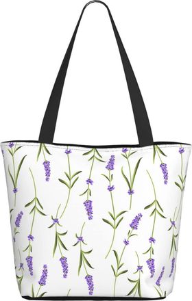 AOOEDM Watercolor-Lavender Ladies Shopping Bag 13x11x7in.The Perfect ValentineS Day Gift.It Is The Best ValentineS Day Gift For Mom, Daughter, Wife,Etc