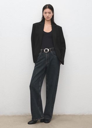 Mango Blazer completo dritto tasche falda nero - Donna - XXS - MANGO