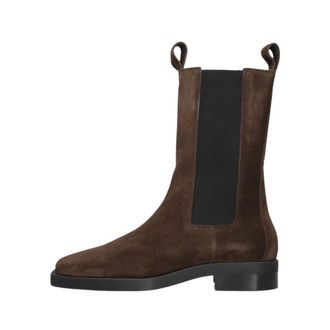 Copenhagen Schoenen, Dames, Bruin, 37 EU, Wol, Stijlvolle zwarte leren laarzen