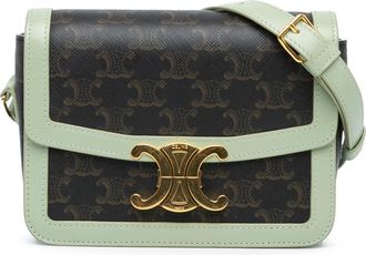 Celine Pre-owned Womens Crossbody Bag Monogram - Dark Grey Textile - One Size