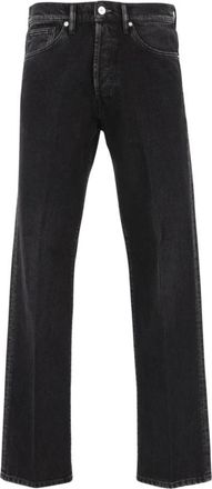 Nine In The Morning Nathan Straight Pant - Heren - Regular Fit Jeans - Zwart - W34 - Katoen - Jeans