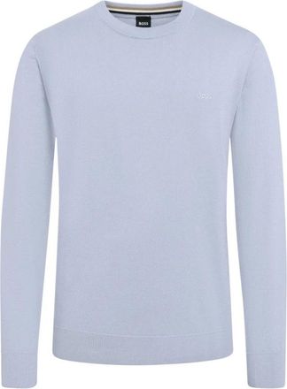 HUGO BOSS Crew Neck Pullover - Heren - Sweatshirts - Blauw - 2XL - Katoen - Hoodies & sweatvesten