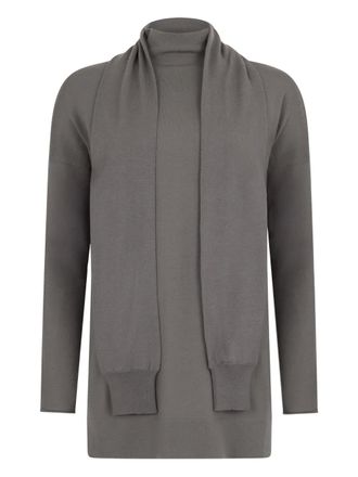 Malo turtleneck midi dress - Grigio