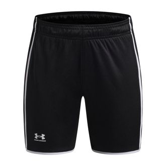 Under Armour Trainingsshorts UNDER ARMOUR UA B CH. TRAIN SHORT, Damen, Gr. XL (164/170), N-Gr, schwarz, wei&szlig;, Obermaterial: 100% Polyester, Hosen Trainingsshorts, 
