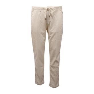 BRIGLIA 1949 Slim-fit Trousers, male, White, M, Velvet Trousers