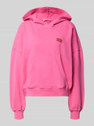 American Vintage American Vintage Hoodie mit K&auml;nguru-Tasche Modell PLIZZY in Pink, Gr&ouml;&szlig;e L