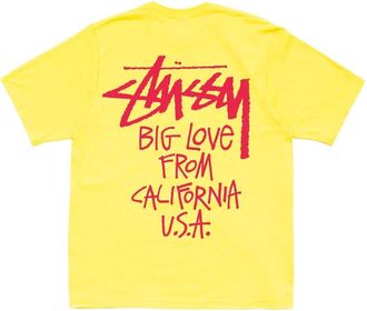 St&uuml;ssy Big Love T-Shirt Lemon 1905218-LEMO