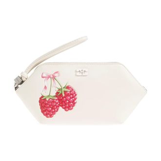 Ganni Clutches, female, Beige, Size: ONE SIZE Wallet
