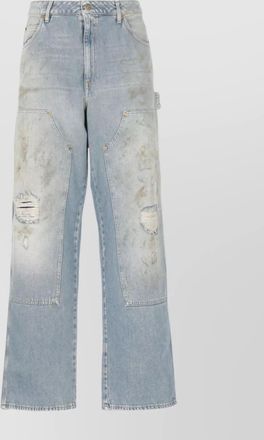 Golden Goose straight leg cargo pocket jeans