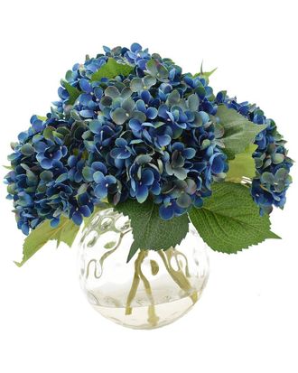 Creative Displays Inc. Dark Blue Hydrangea Floral Arrangement