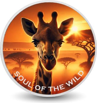 OEM Sunset Sentinel: Soul Of The Wild 1 Oz Plata Coloreada