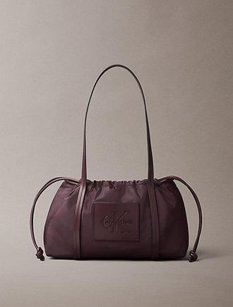 Calvin Klein Bolso Satchel Logo Monograma Grabado