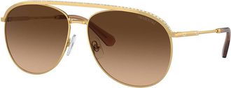 Swarovski SK 7005 400474 58mm Womens Pilot Sunglasses